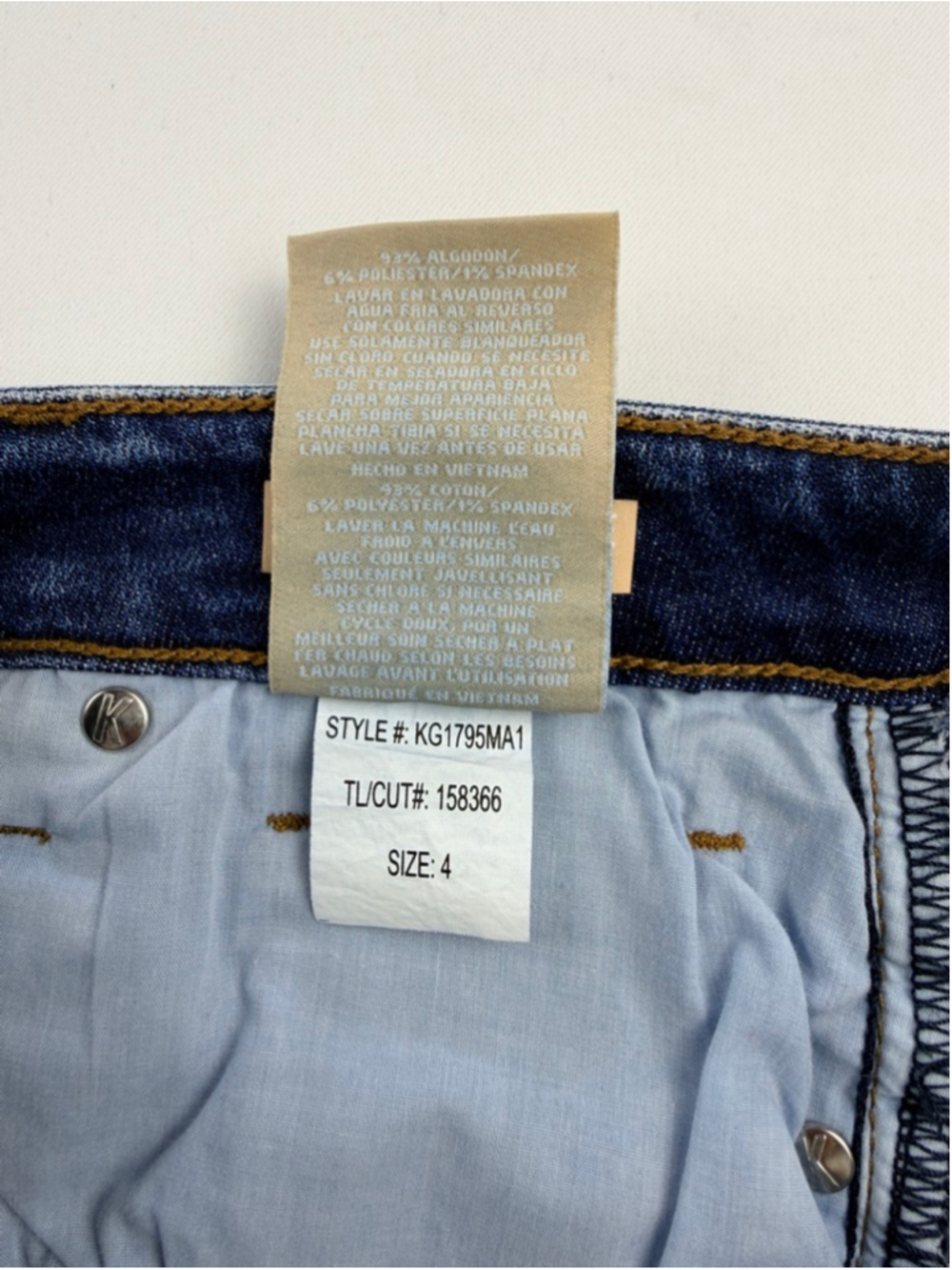 Kut From The Kloth Charlotte High Rise Culotte 4 Jeans Wide Leg Crop Raw Hem - Picture 9 of 9